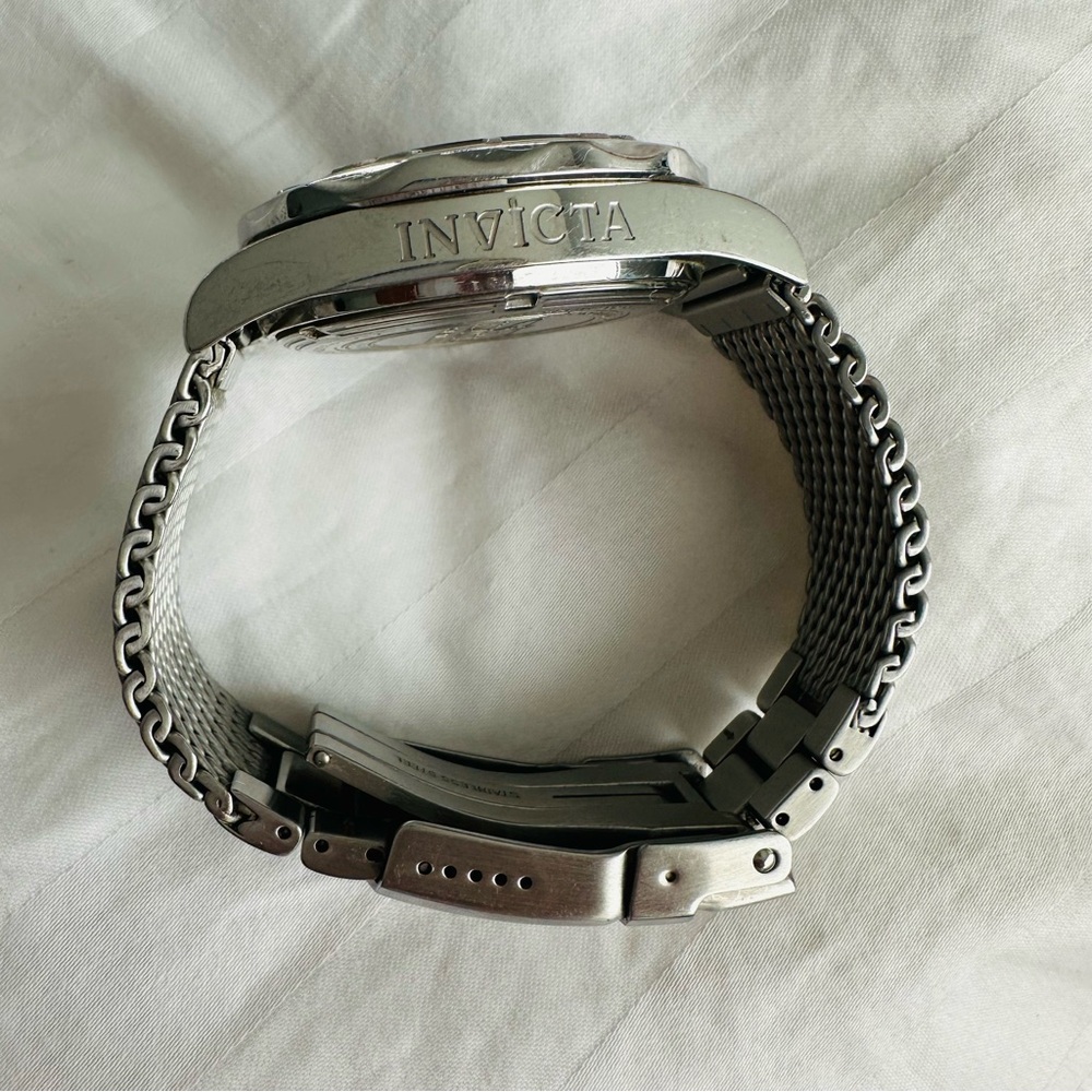Invicta Sea Wizard III Stainless Steel Diver Watch 19550 Lilac Mother of Pearl - Picture 6 of 9